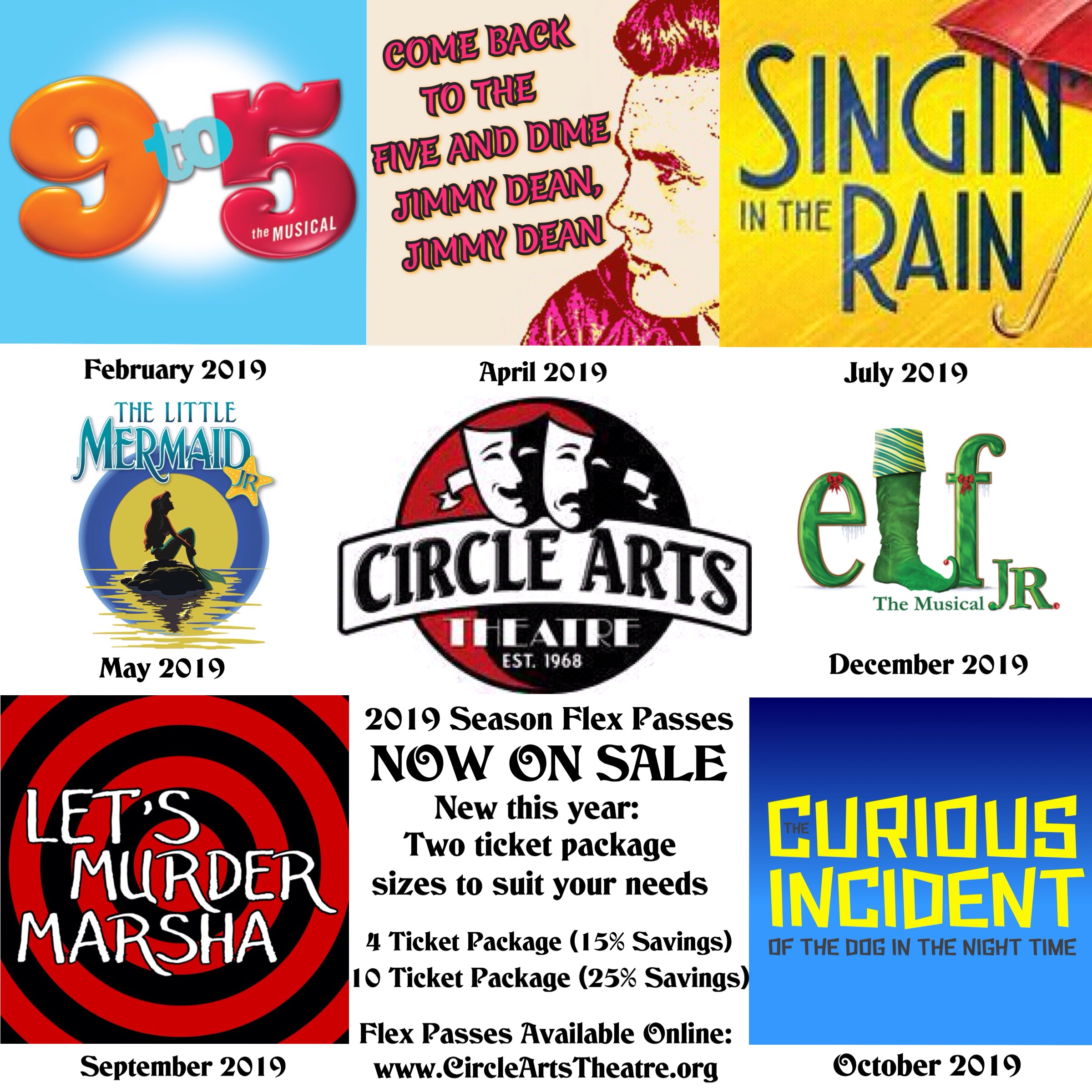 Downtown New Braunfels Circle Arts Theatre Flex Season Pass