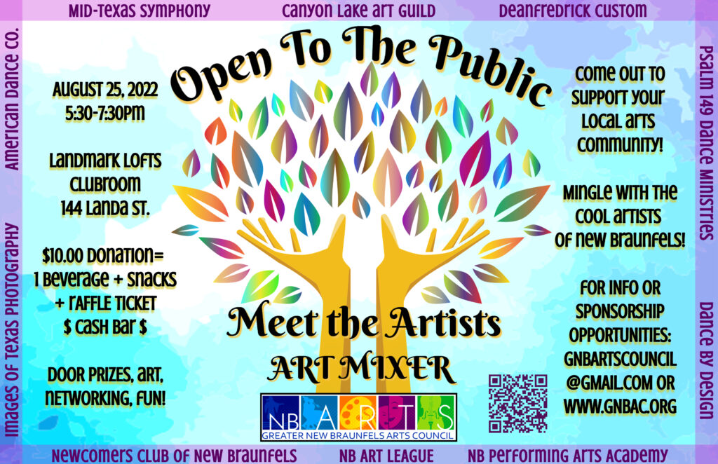 Meet the Artists Art Mixer New Braunfels Downtown